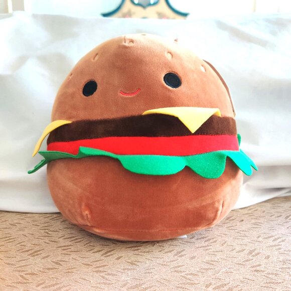 Other - Squishmallow, Carl the Hamburger, NWT